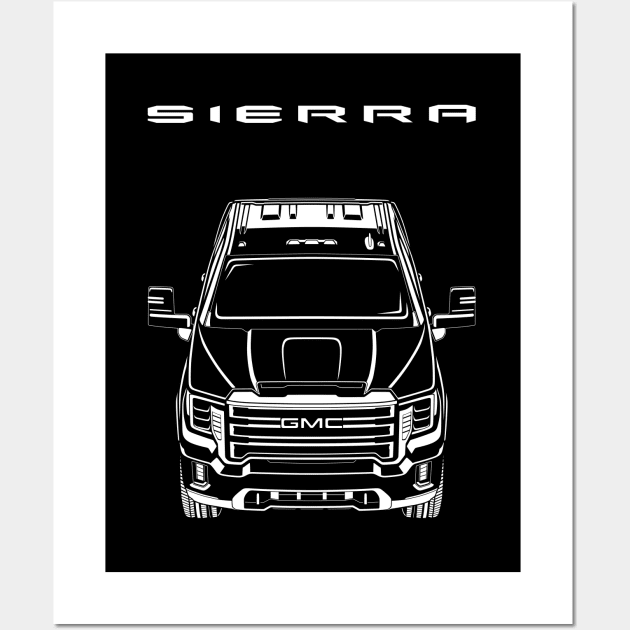 Sierra HD 2020-2023 Wall Art by V8social